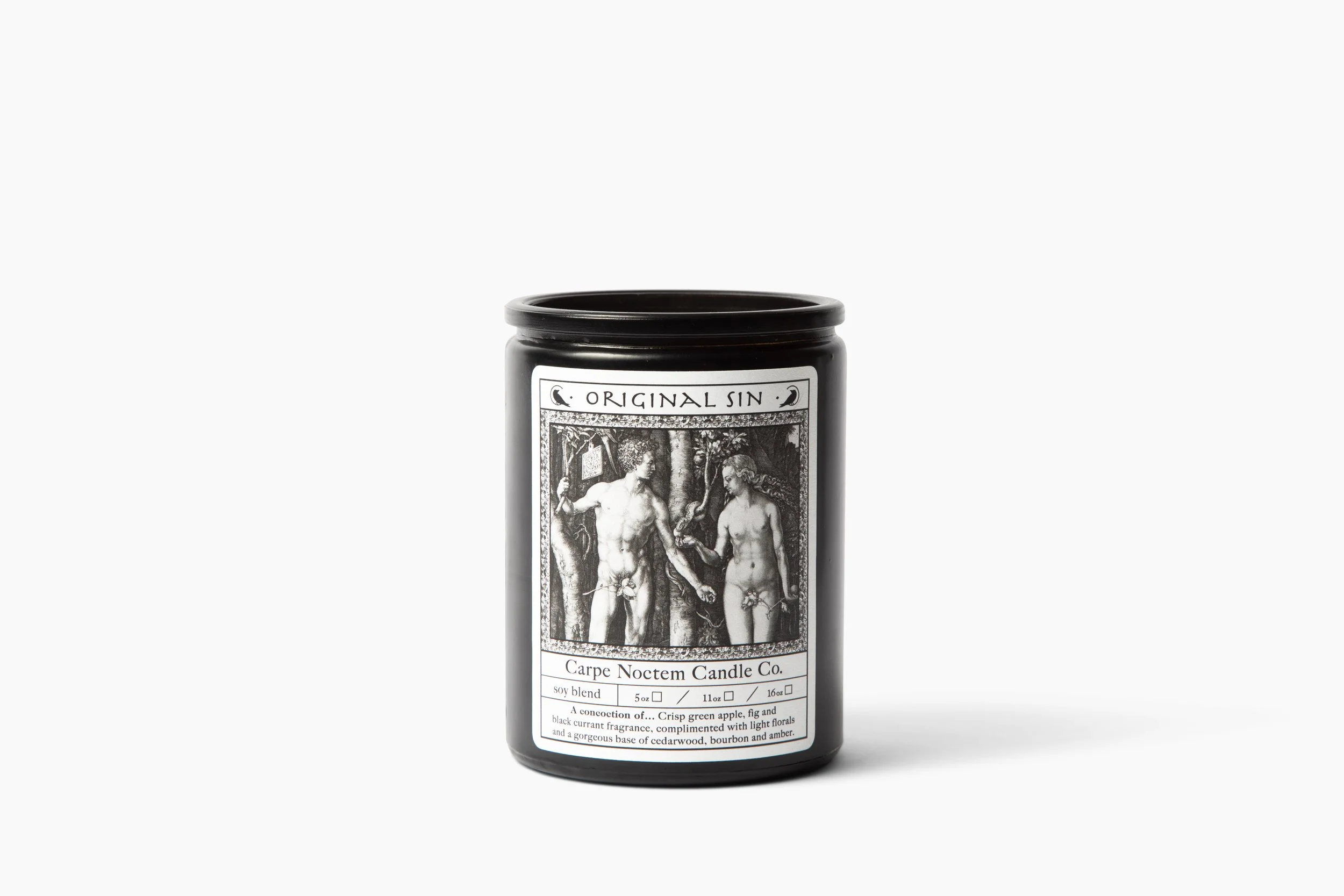 Original Sin Candle | Luxury Dark Fig + Bourbon Scent